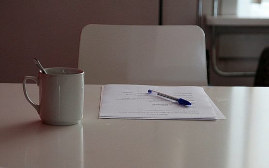 An energy contract on a desk to be signed